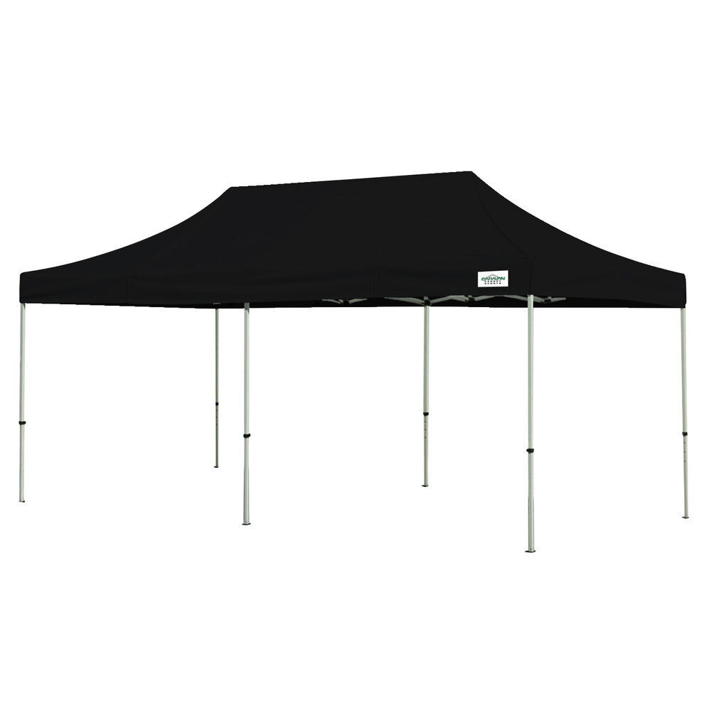Caravan Canopy 22003205052 Classic 20' x 10' Black Commercial Grade