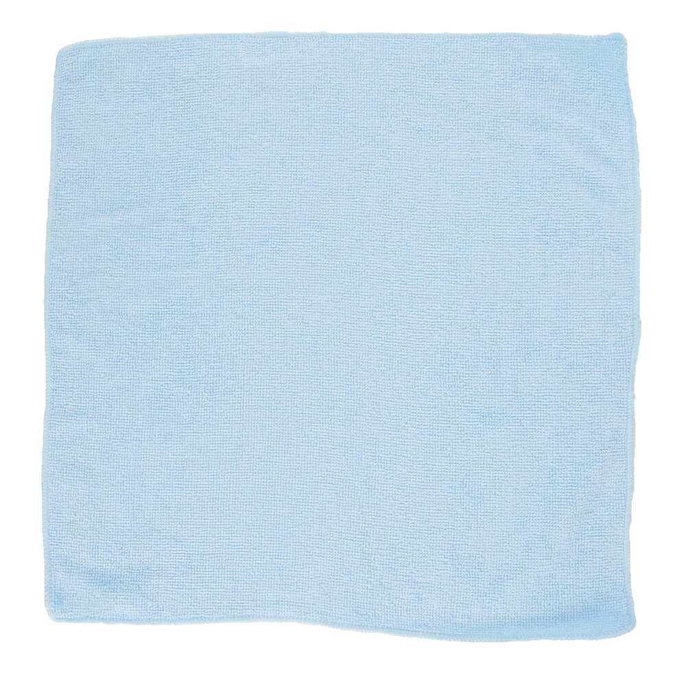 Rubbermaid 1820583 HYGEN Sanitizer Safe 16" x 16" Blue Microfiber Cloth