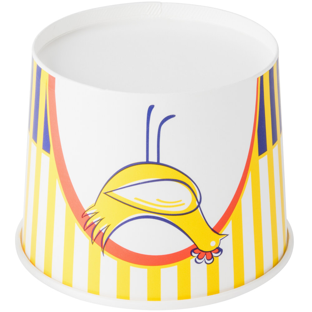Choice 3.5 lb. Chicken Bucket with Lid 210/Case
