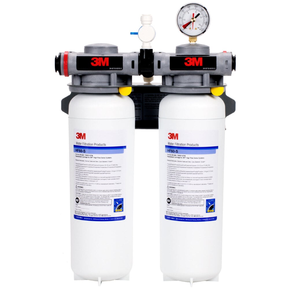 3M Cuno ICE260S Dual Cartridge Ice Machine Water Filtration System - .2 ...