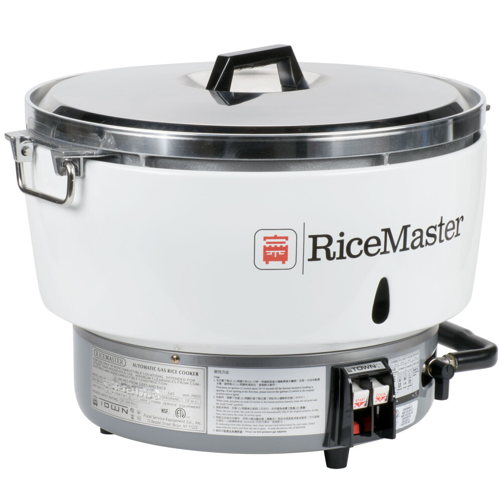 Cooler Depot RN10L Natural Gas Rice Cooker – 55 Cup Capacity – Countertop – 30 Cup Dry Rice