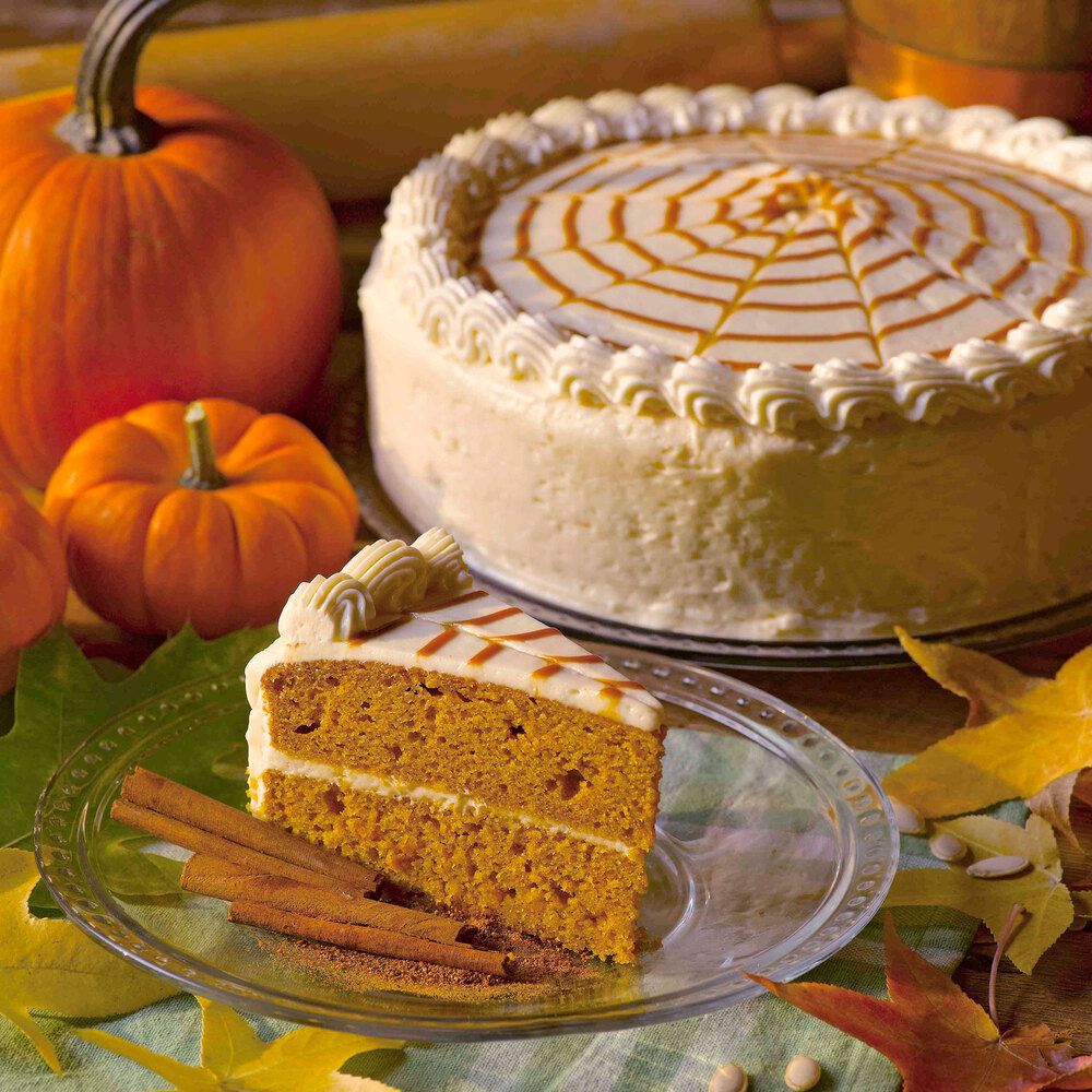 Pellman Pumpkin Spice Cake 9" Whole WebstaurantStore