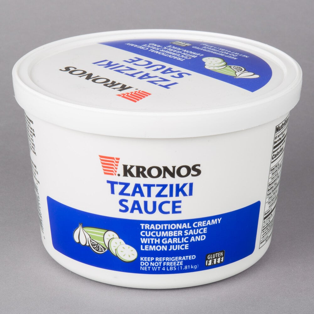 Kronos Bulk Tzatziki Sauce 2 1/2 Gal Containers
