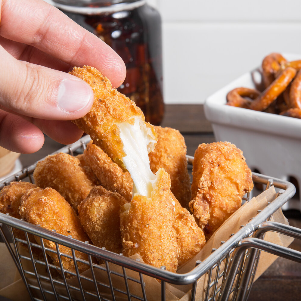 Premium Battered Mozzarella Sticks 2 lb. Bag 6/Case