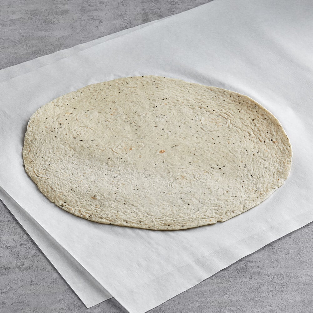 Father Sam's Bakery 12Count 12" Pesto Garlic Herb Tortilla Wraps 6/Case