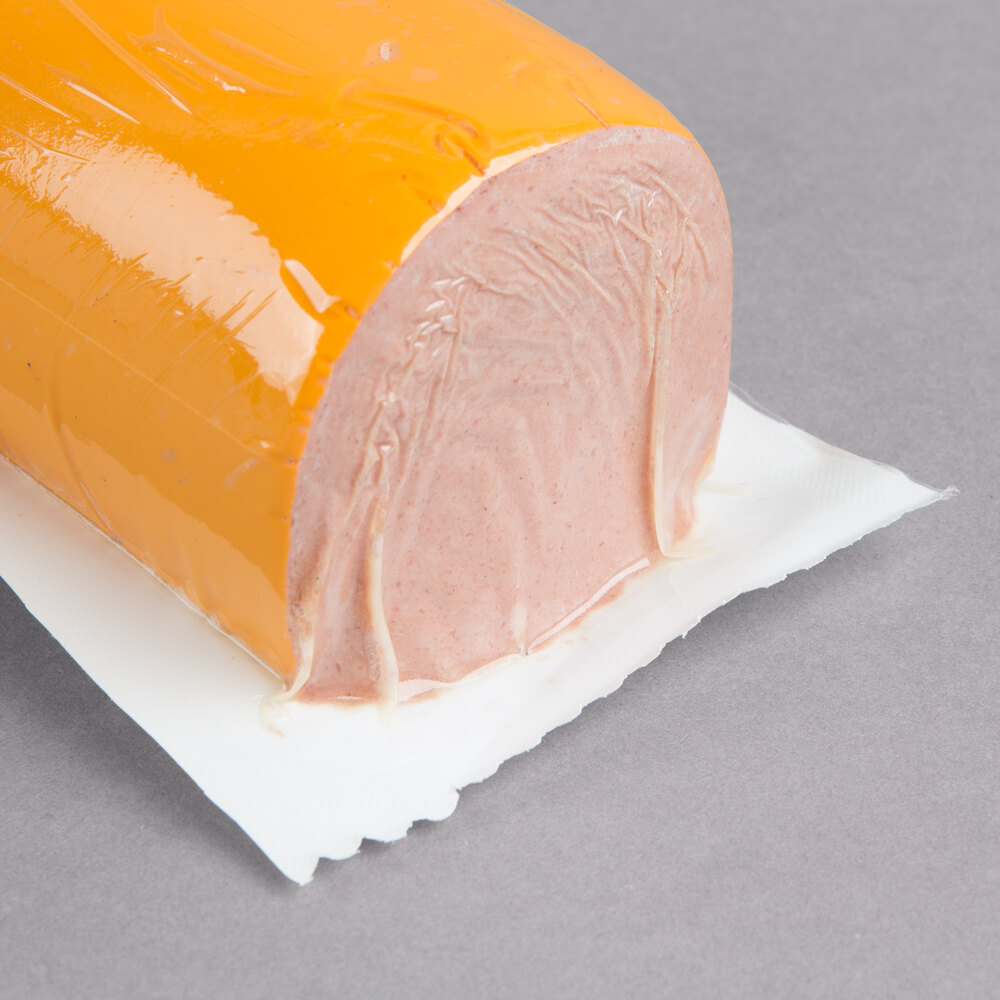 Kunzler 1 lb. German Style Braunschweiger / Chub Liverwurst 8/Case