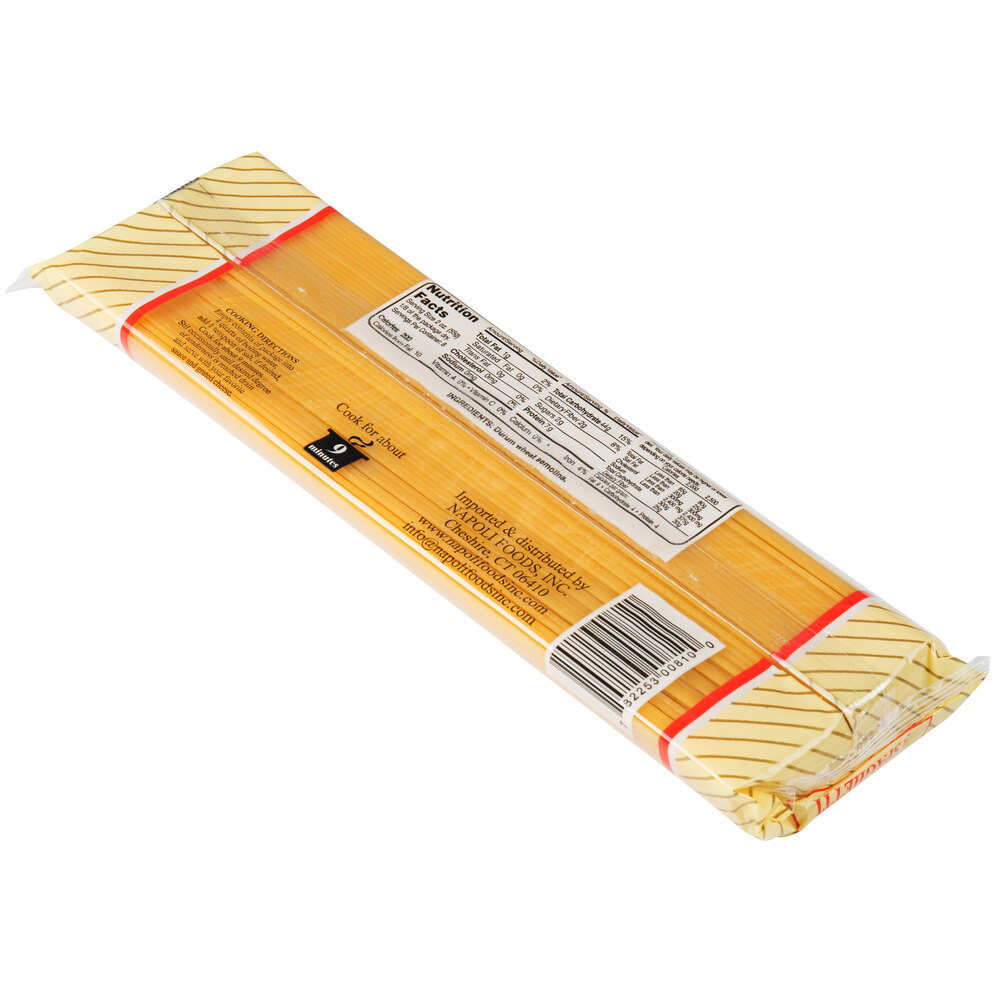 Napoli 1 lb. Spaghetti Pasta - 20/Case
