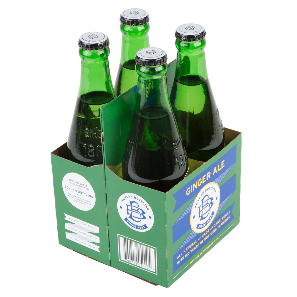 Boylan Bottling Co. 12 fl. oz. Ginger Ale 4Pack 6/Case