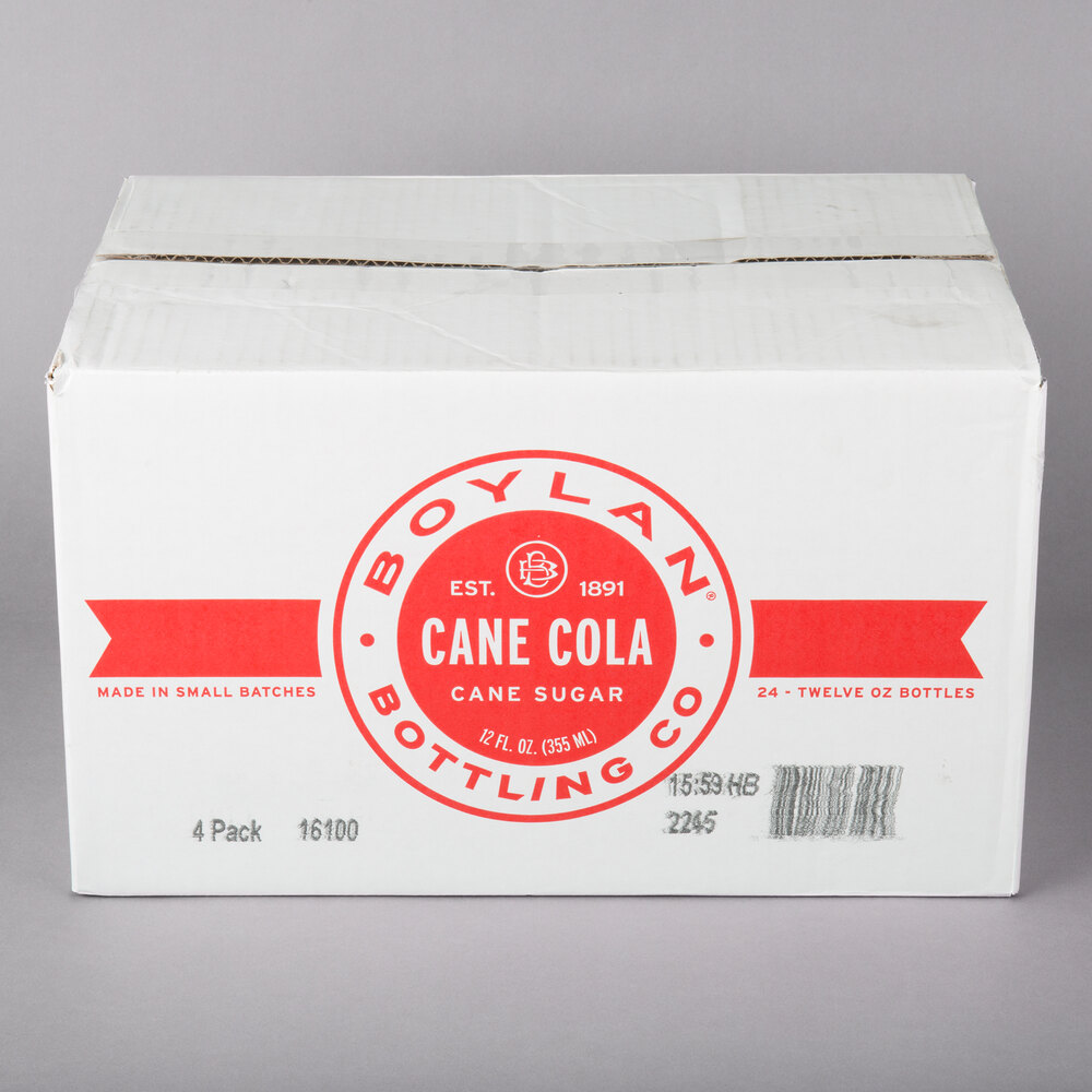 Boylan Bottling Co. 12 oz. Cane Cola 4Pack 6/Case