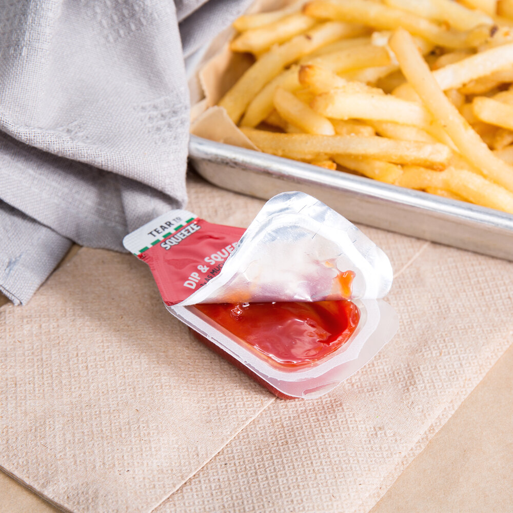 Heinz 0.95 oz. Dip & Squeeze Ketchup Packet 300/Case
