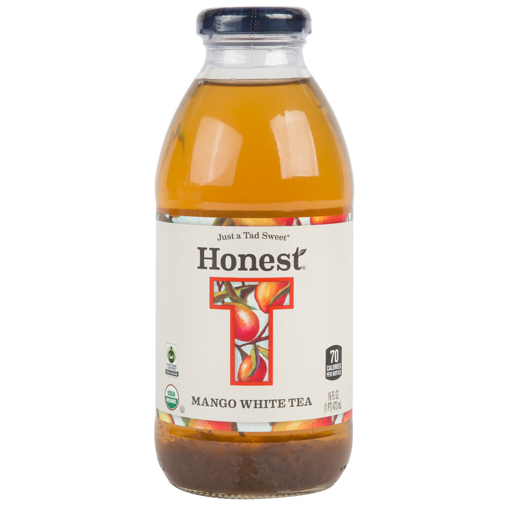 Honest Tea 16 oz. Sweetened Mango White Iced Tea 12/Case