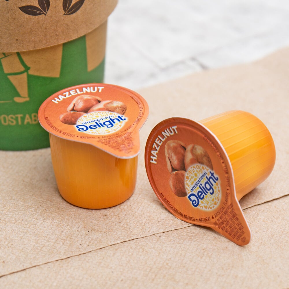 International Delight 0.5 fl. oz. NonDairy Hazelnut Coffee Creamer