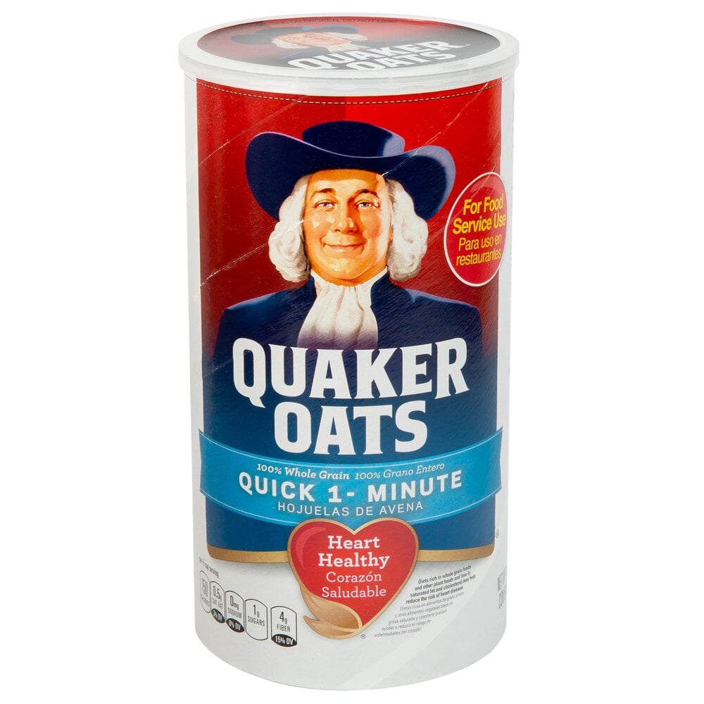 Quaker 42 oz. Quick Regular Oats 12/Case