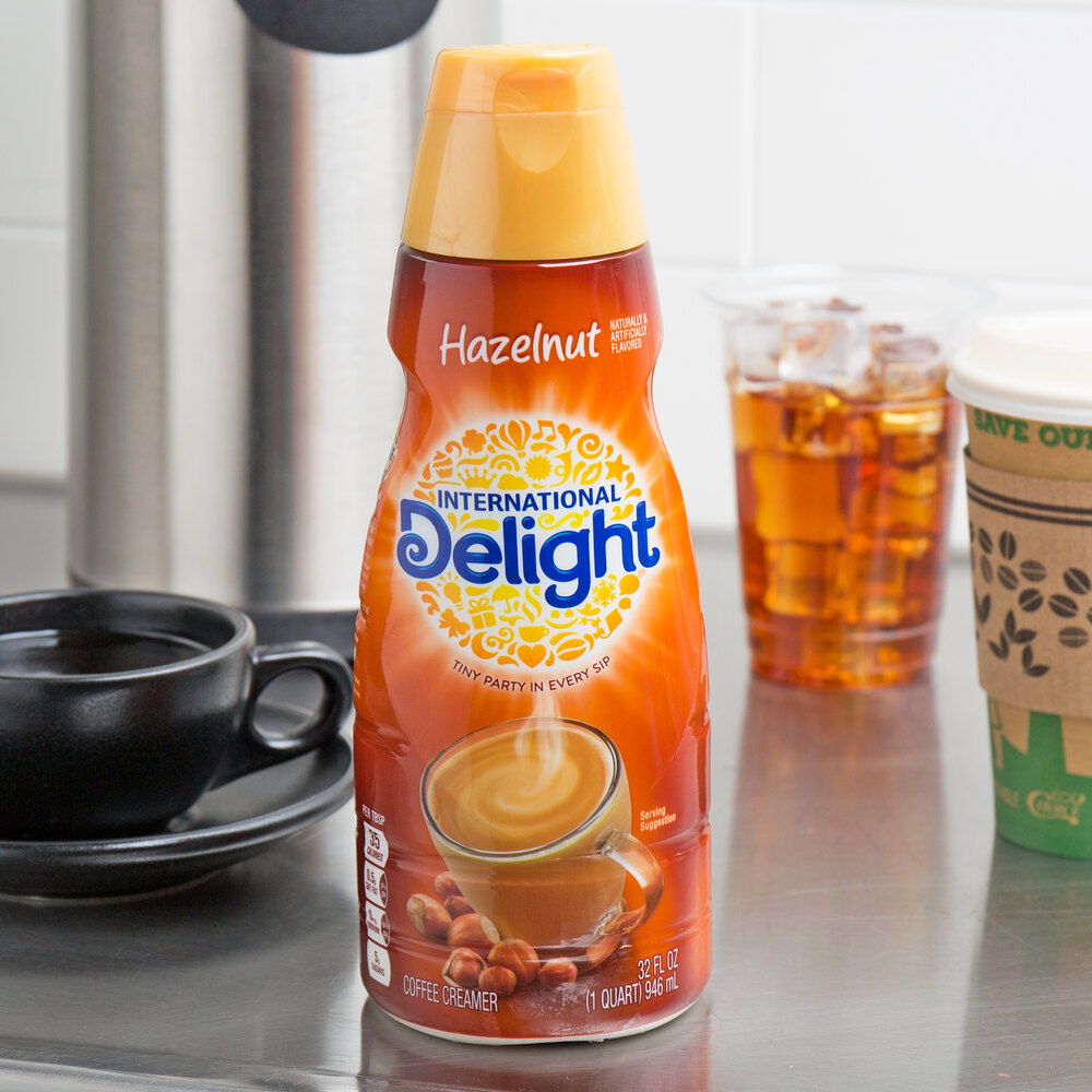International Delight 32 fl. oz. Hazelnut Coffee Creamer 12/Case