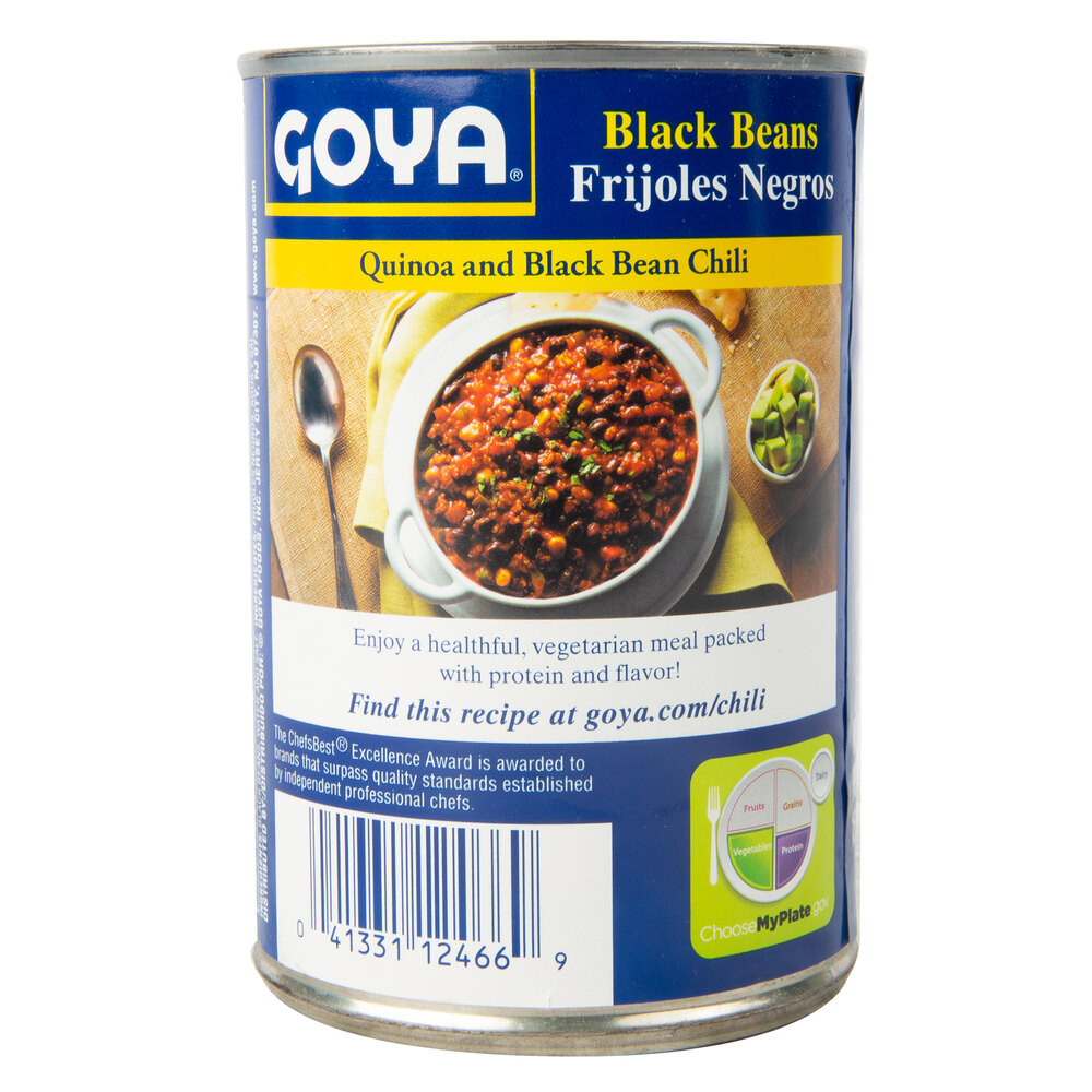 Goya 15.5 oz. Premium Black Beans 24/Case