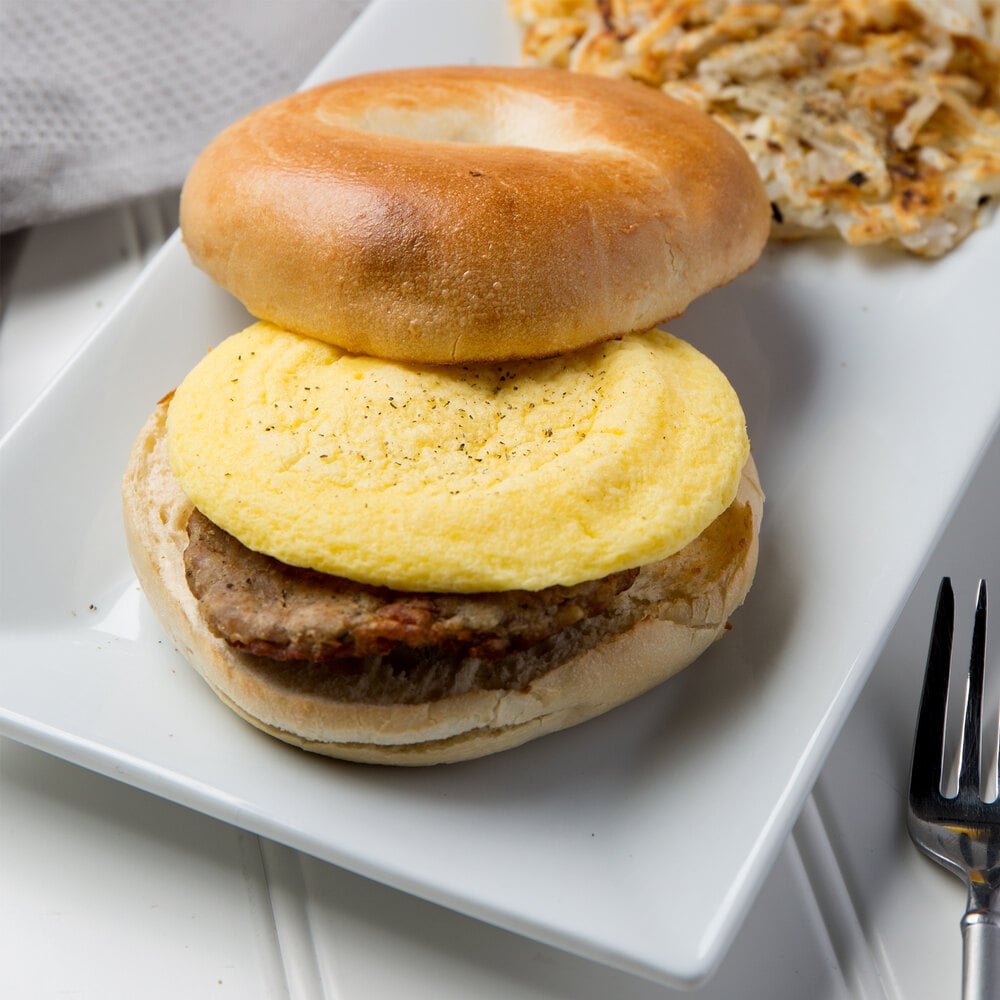 4" FullyCooked Round Scrambled Egg Patty 120/Case