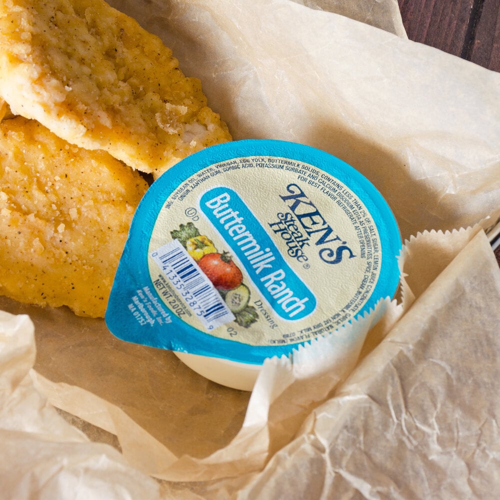 Ken's Foods 2 oz. Buttermilk Ranch Dressing Cup 72/Case