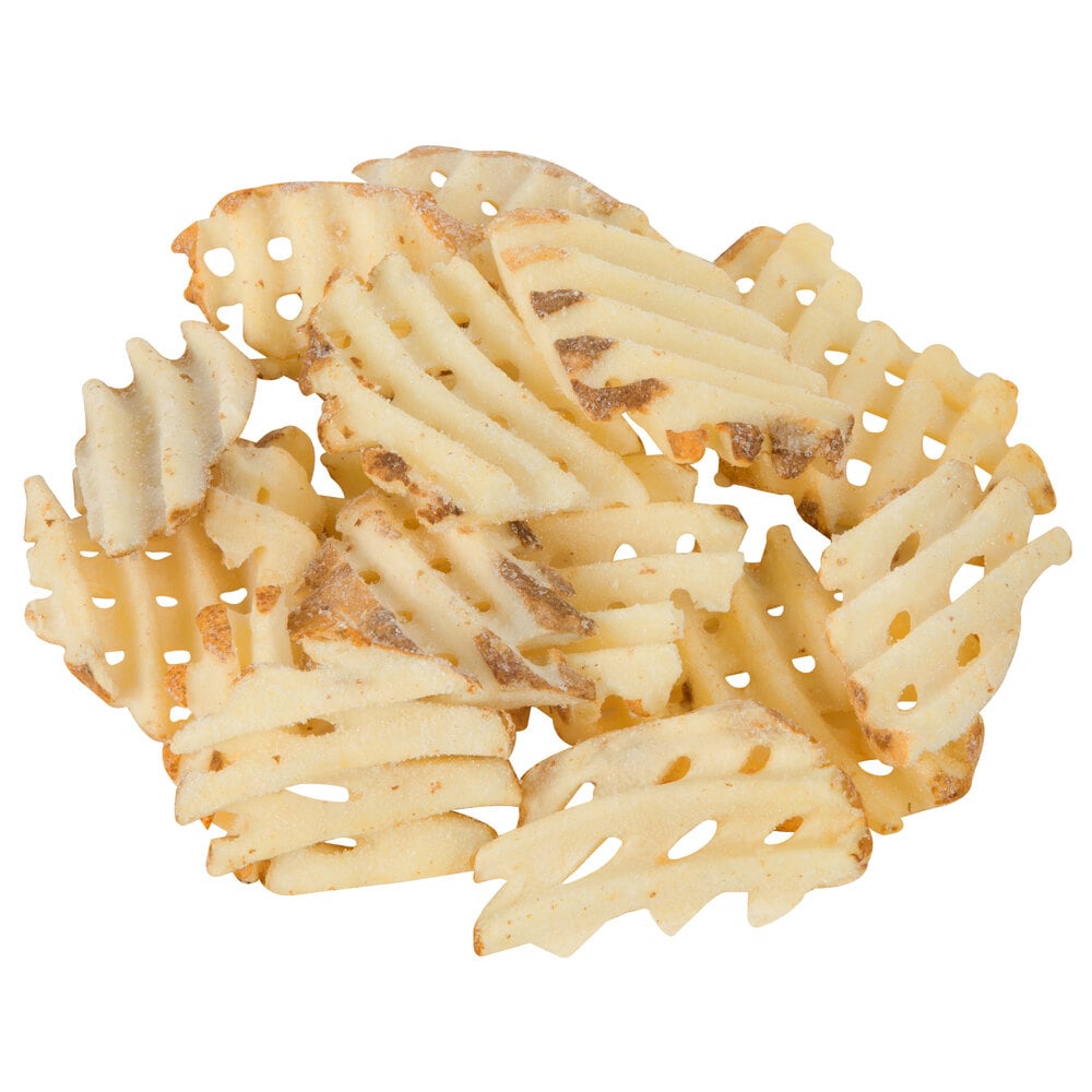 Lamb Weston Holdings CrissCut SkinOn Waffle Fries 4.5 lb. Bag 6/Case