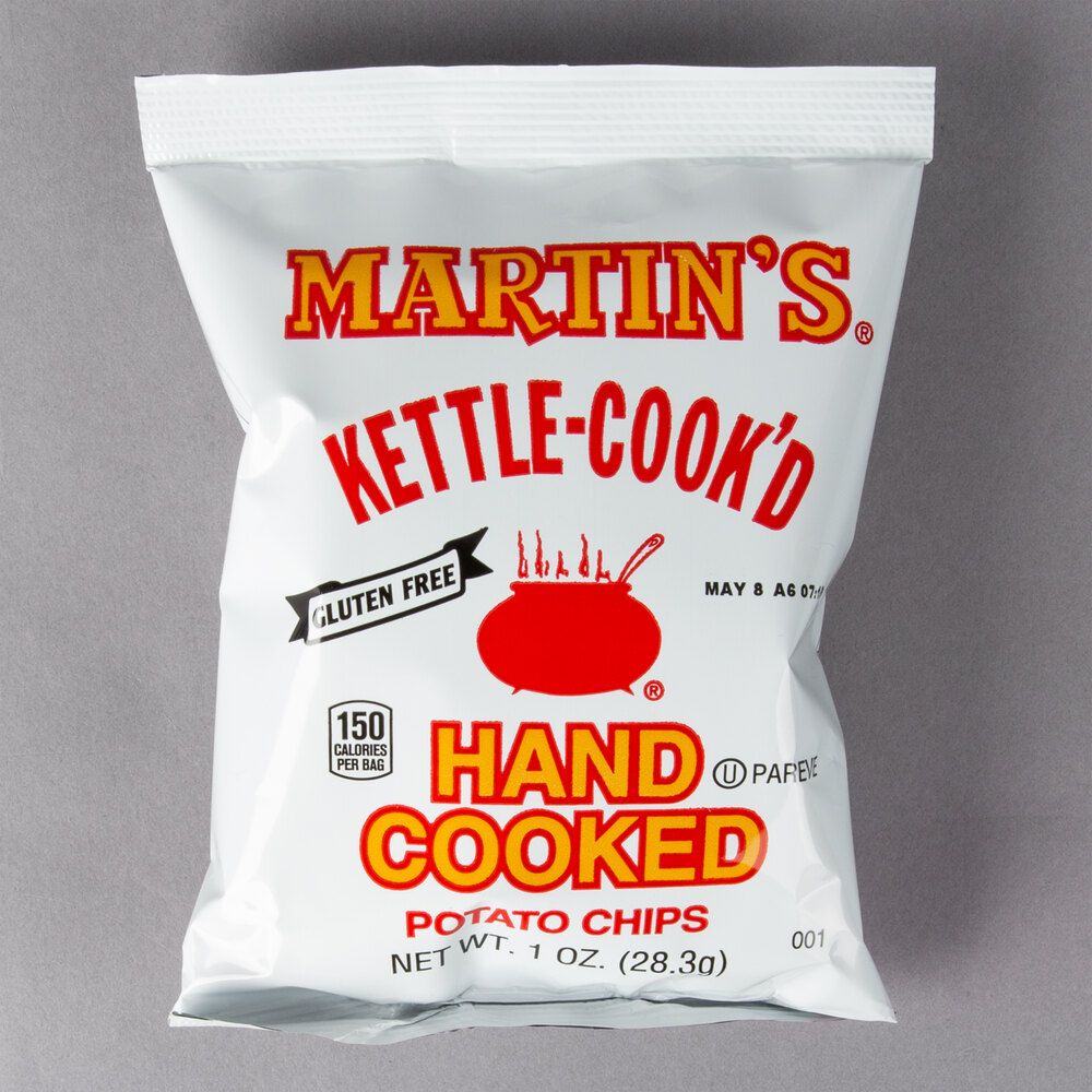 Martin's 1 oz. Bag of KettleCook'd Potato Chips 30/Case