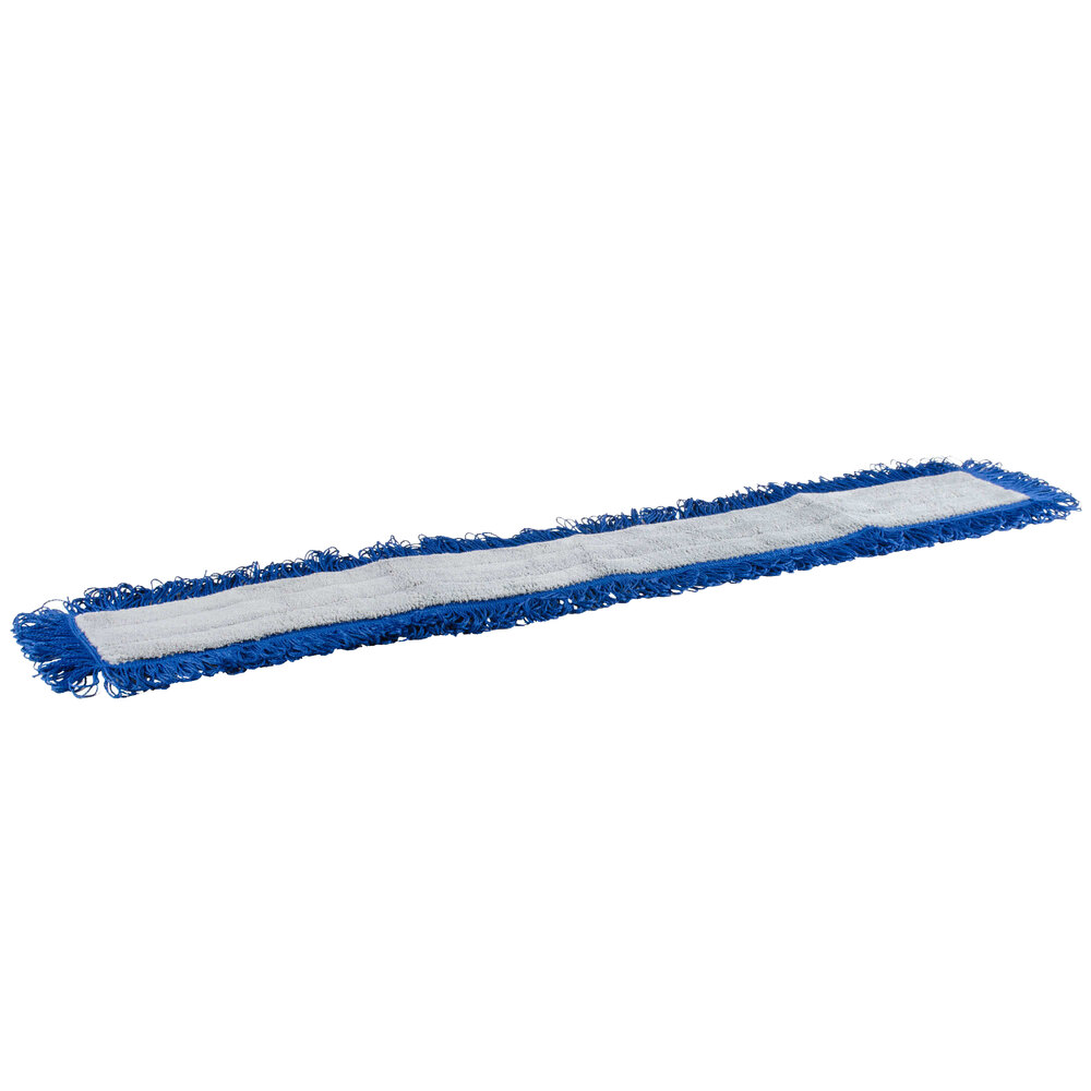 SunnyCare Blue Microfiber Dust Mop – 48" X 5", 12 Mops Per Case (#25482)