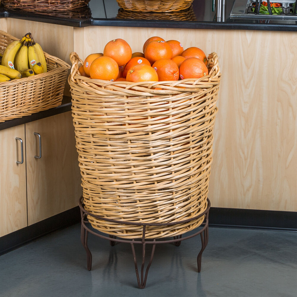 18" Round Wire Basket Stand