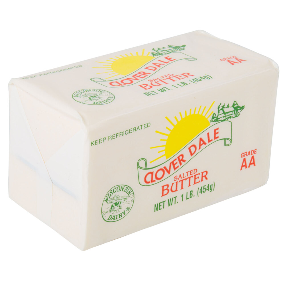 1 Lb. Salted Grade AA Butter Solid