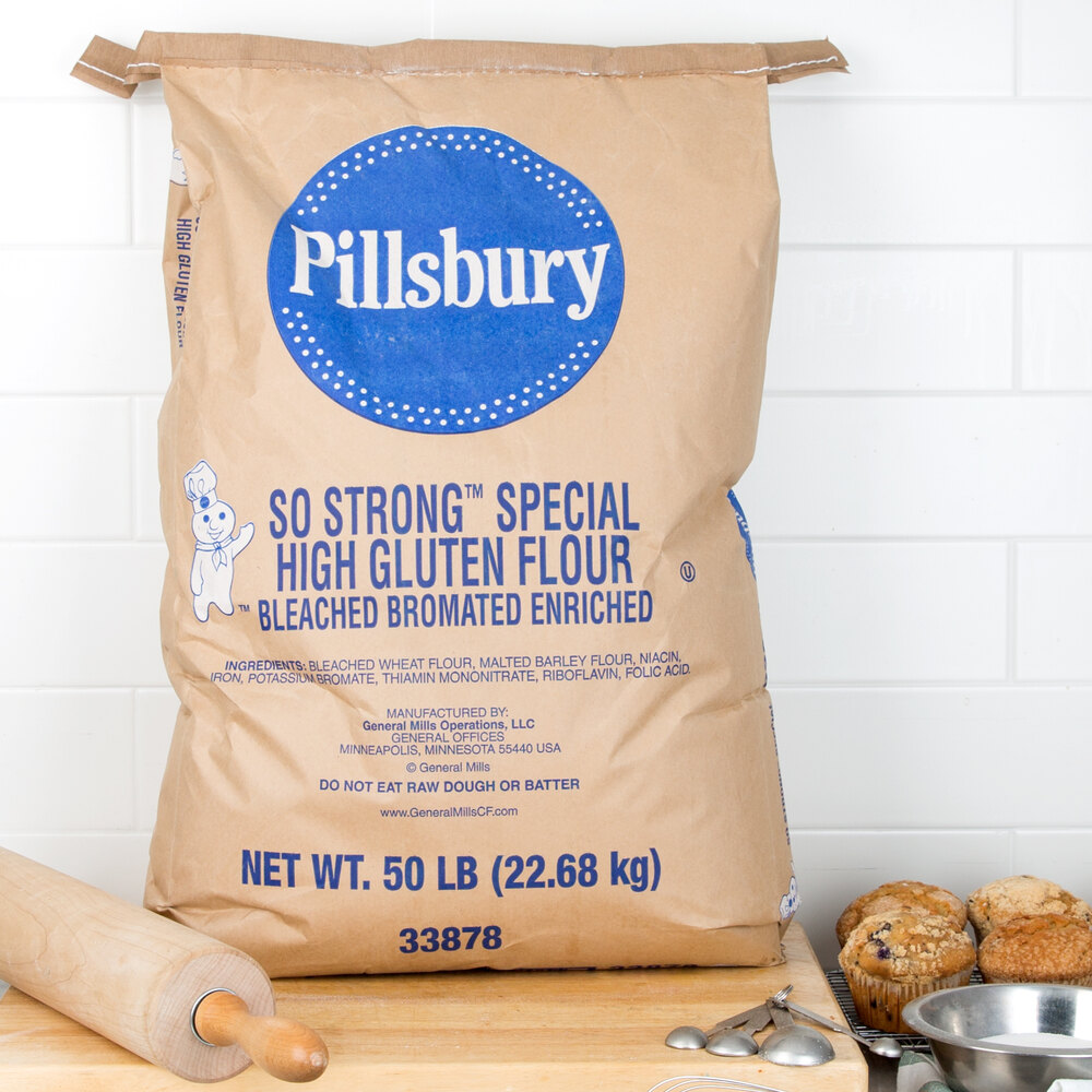 Pillsbury 50 Lb So Strong Special High Gluten Flour