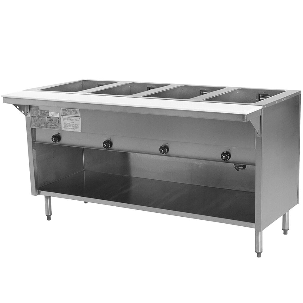 Eagle Group HT4OB Liquid Propane Steam Table with Enclosed Base 14,000 ...