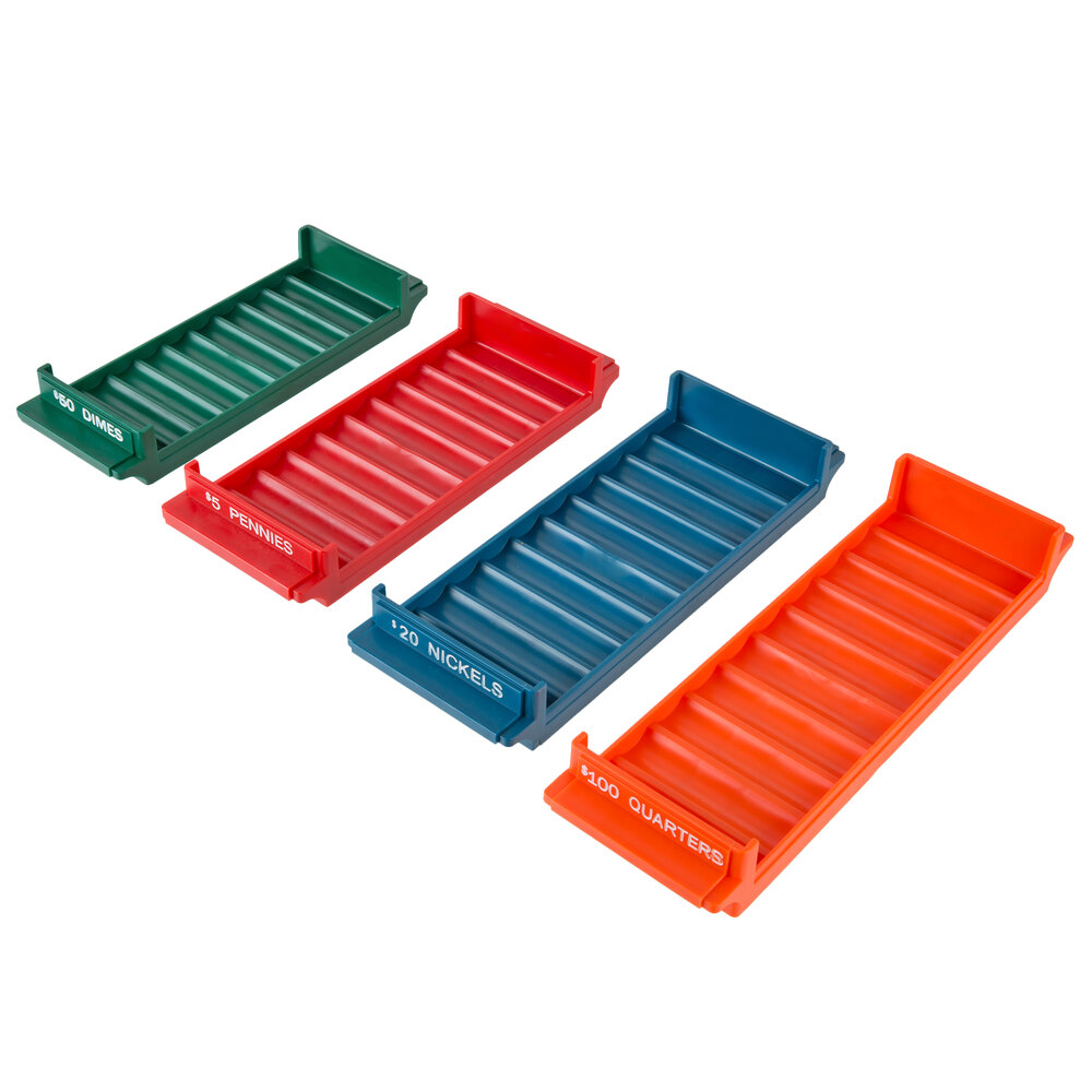 MMF Industries 212080000 PortaCount Assorted Plastic Rolled Coin