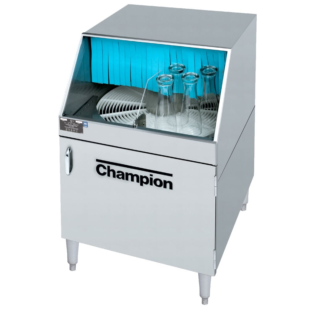 Champion Cg Low Temperature Rotary Glass Washer 208 230v