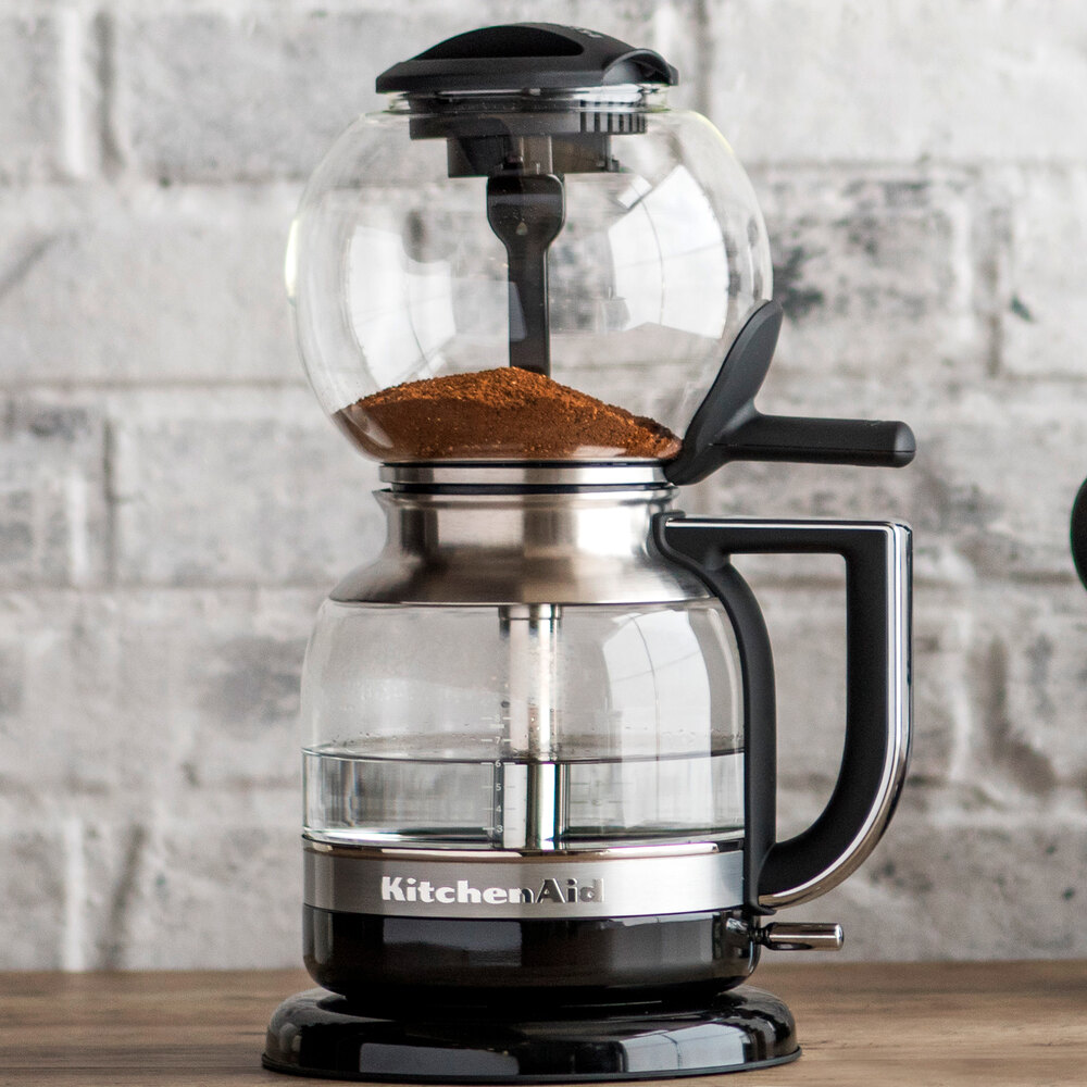 KitchenAid KCM0812OB Onyx Black 8 Cup Siphon Coffee Brewer