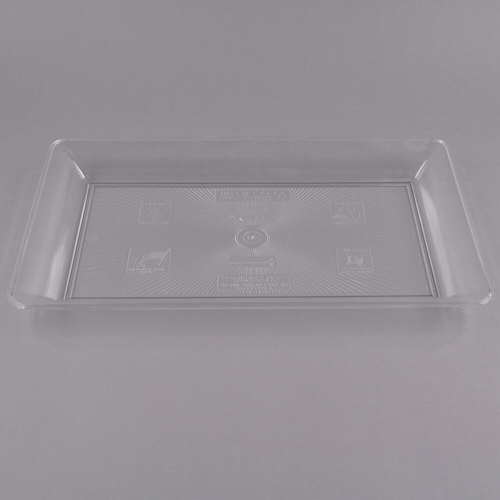 Fineline RC473.CL Innovative Caterware 18" x 12" Clear Plastic