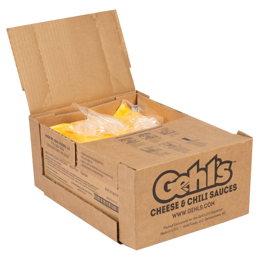 Gehl's 60 oz. Sharp Cheddar Cheese Sauce 6/Case