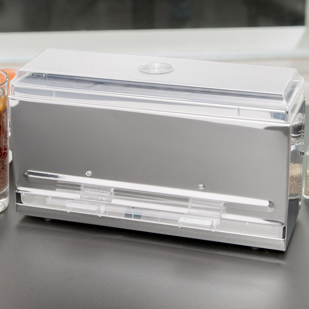 Vollrath 382028 Straw Boss Single Sided Bulk Unwrapped Straw Dispenser