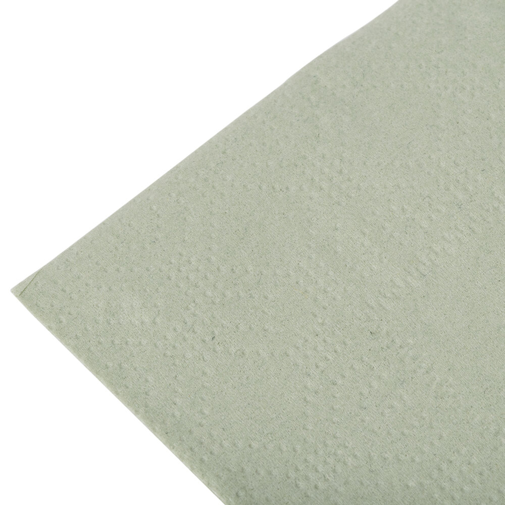 Soft Sage Green Paper Dinner Napkins, 2Ply, 15" x 17" Hoffmaster