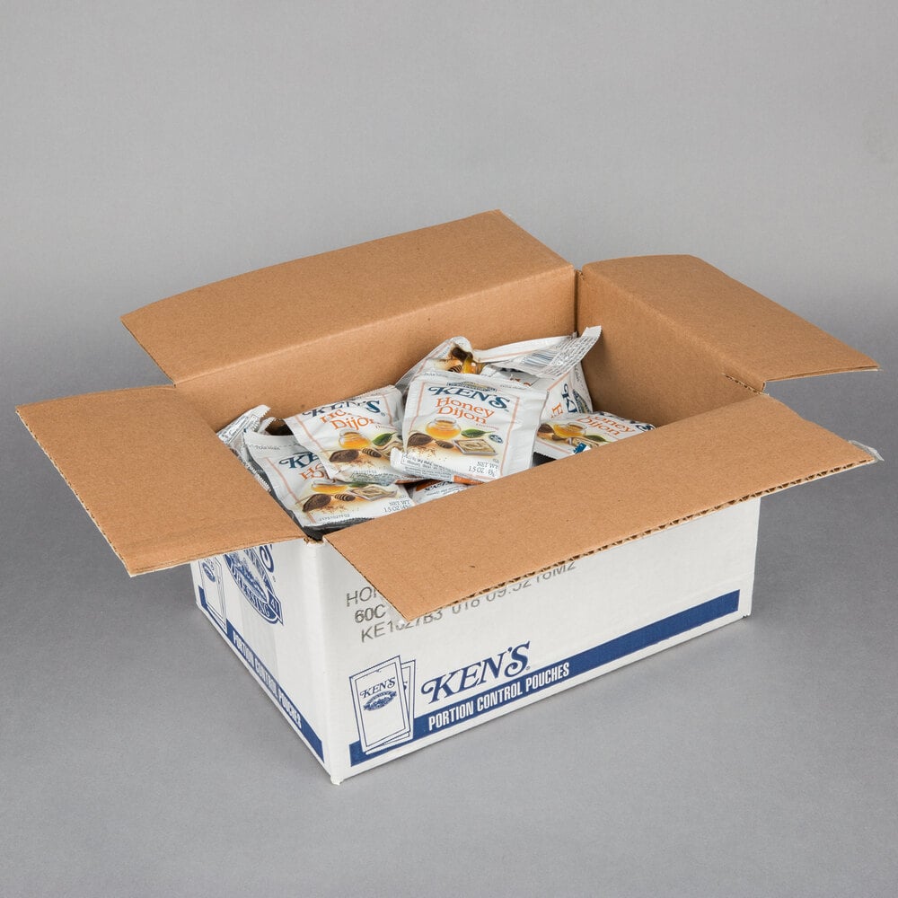Ken's Foods 1.5 oz. Honey Dijon Mustard Dressing Packet 60/Case