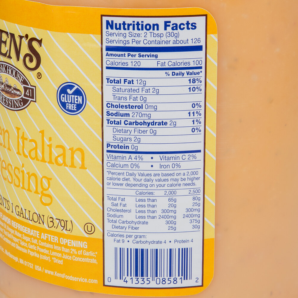 Ken's Golden Italian Dressing 1Gallon Container