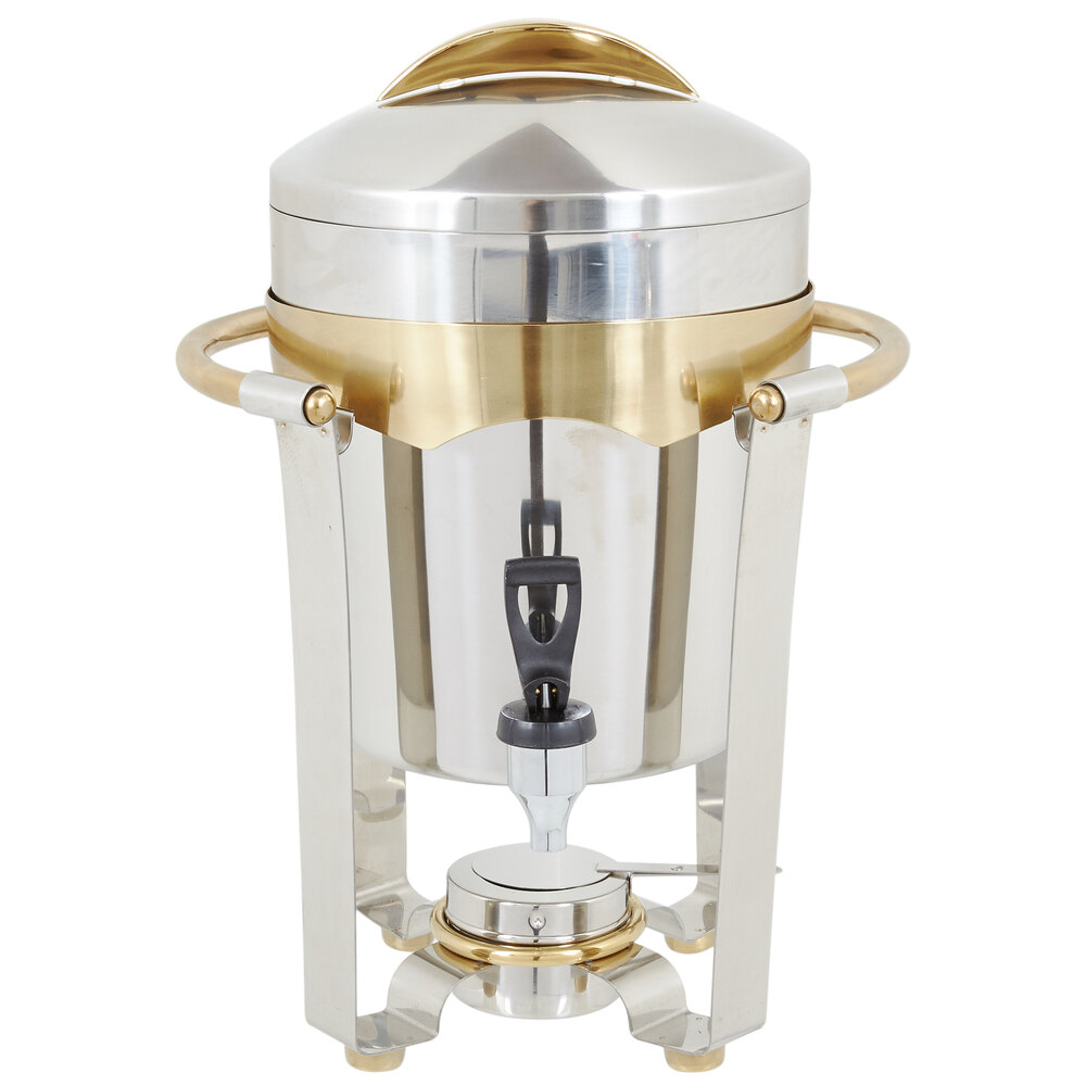 Vollrath 48328 11.6 Qt. Panacea Coffee Urn with Gold Accents