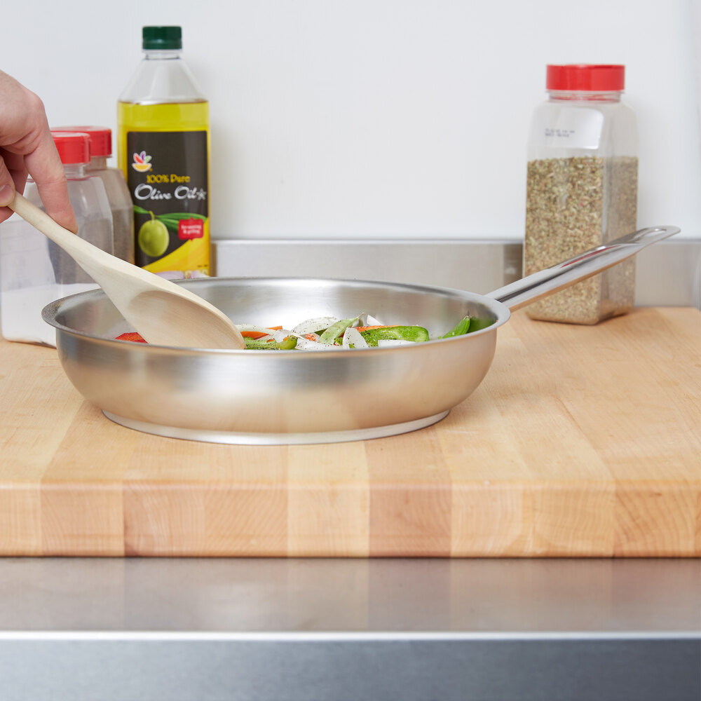 Vollrath 3411 Centurion 11" Stainless Steel Fry Pan with AluminumClad