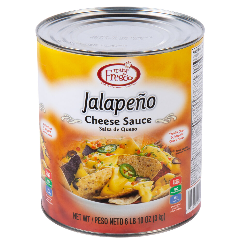 Muy Fresco Jalapeno Nacho Cheese Sauce 10 Can 6/Case