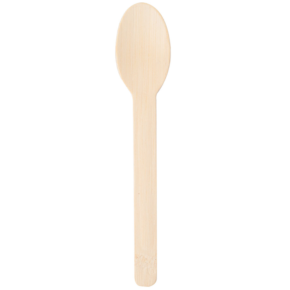 Disposable bamboo spoon