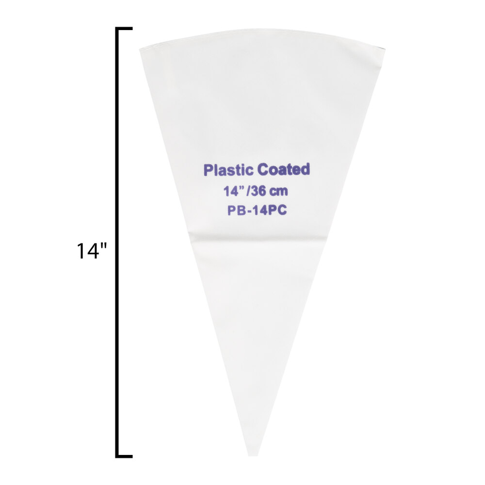14" Plastic Coated Canvas Reusable Pastry Bag