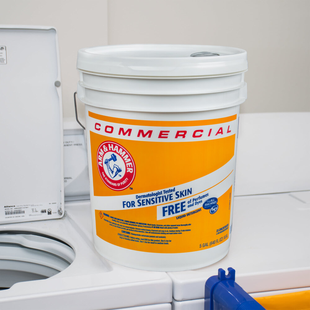 Arm & Hammer 5 Gallon Perfume and Dye Free HE Liquid Laundry Detergent