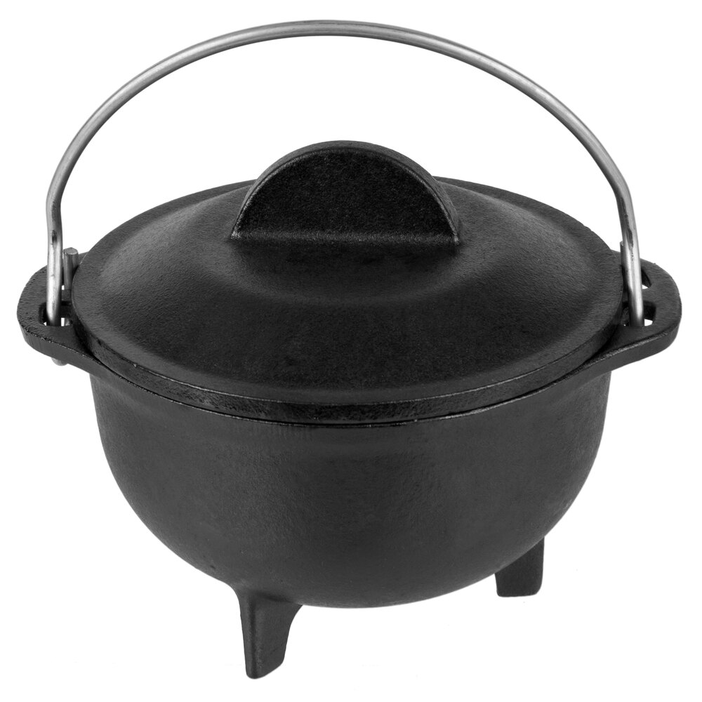 Lodge Cast Iron Country Kettle with Lid | WebstaurantStore