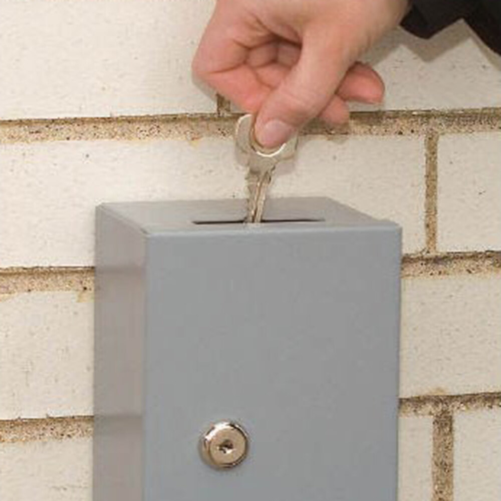 MMF Industries 201980001 Steelmaster Gray Steel DropIn Key Control Box