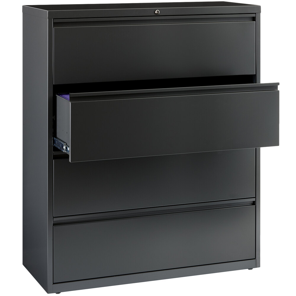 Hirsh Industries 16071 Charcoal FourDrawer Lateral File