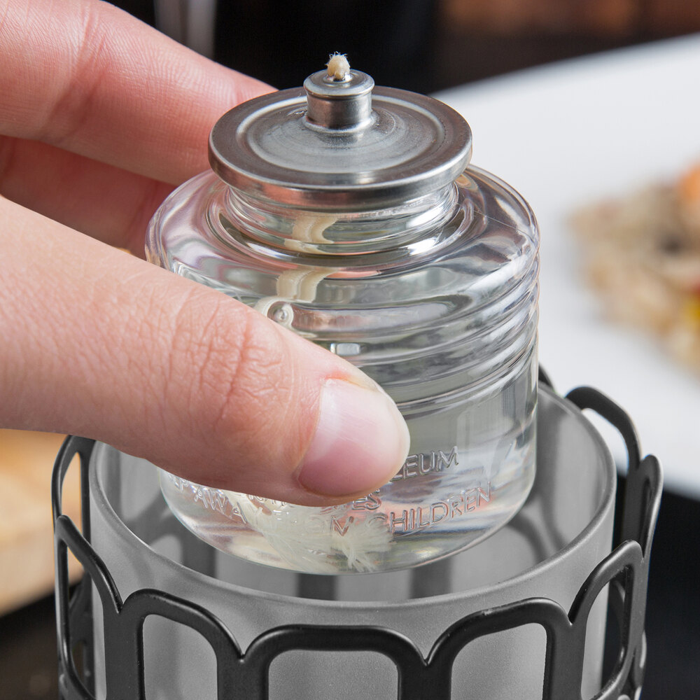 Leola Candle 15 Hour "Smokeless" Clear Liquid Candle Fuel Cartridge 96/Case