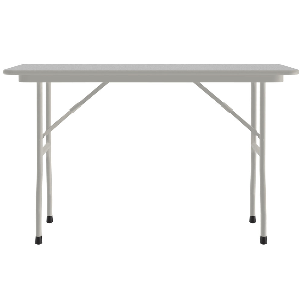Correll CF1848M15 18" x 48" Gray Granite Light Duty Melamine Folding