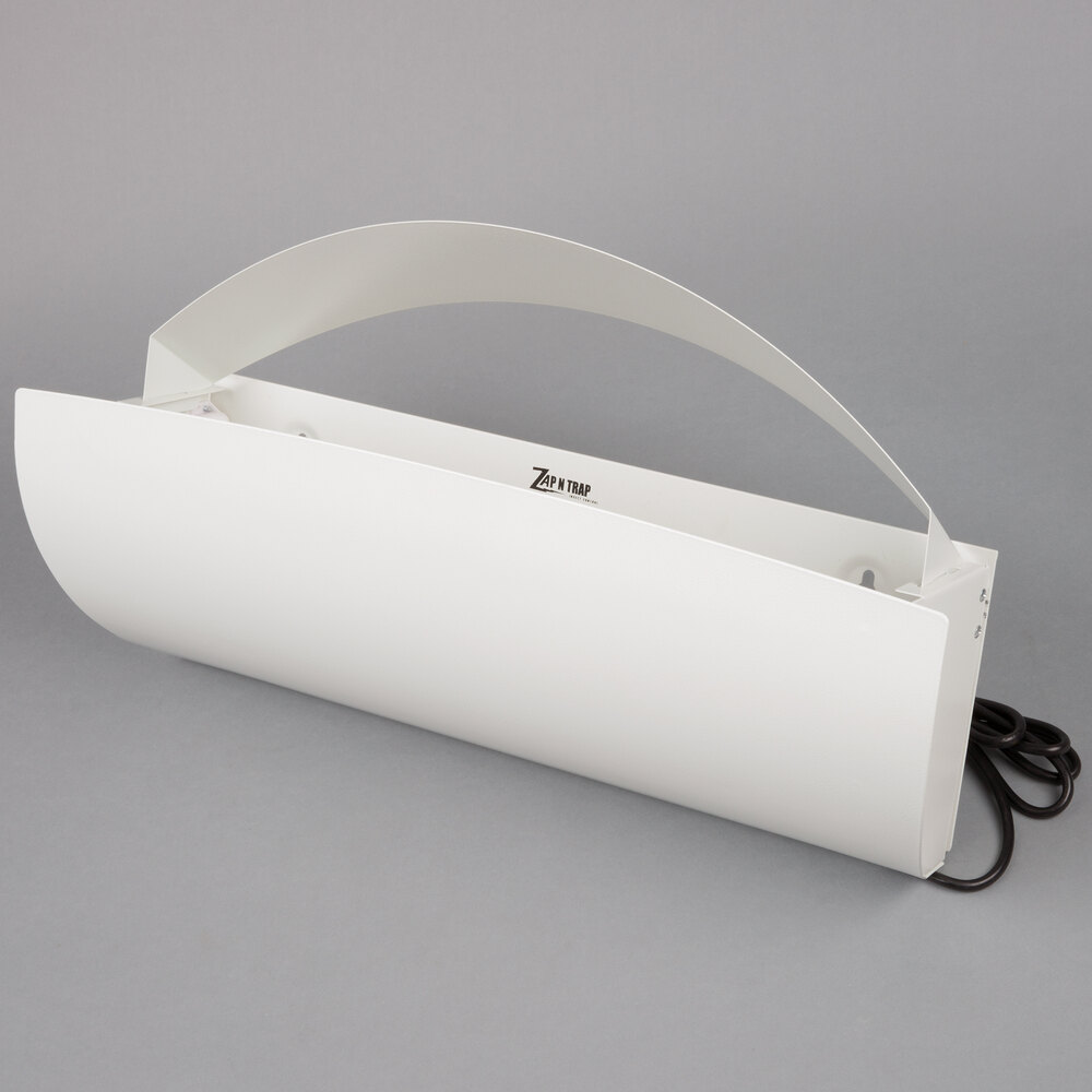 Zap N Trap White Wall Sconce Insect Light Trap with Glue Board 1500