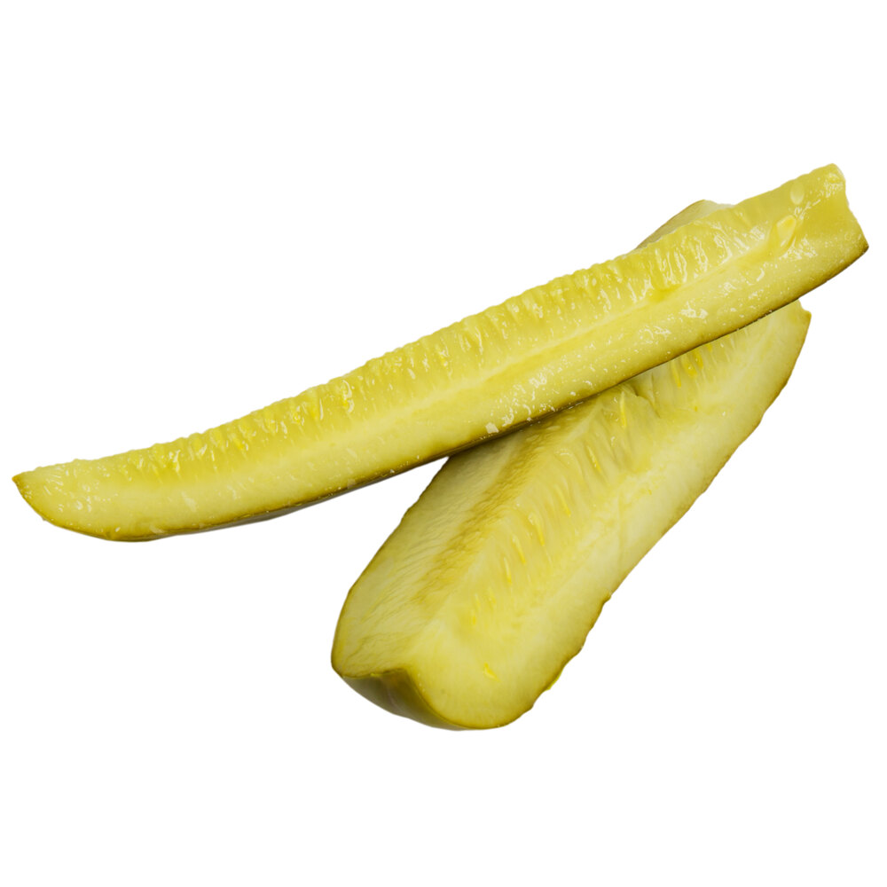 Nathan's Famous 24 oz. New York Kosher Pickle Spears 12/Case